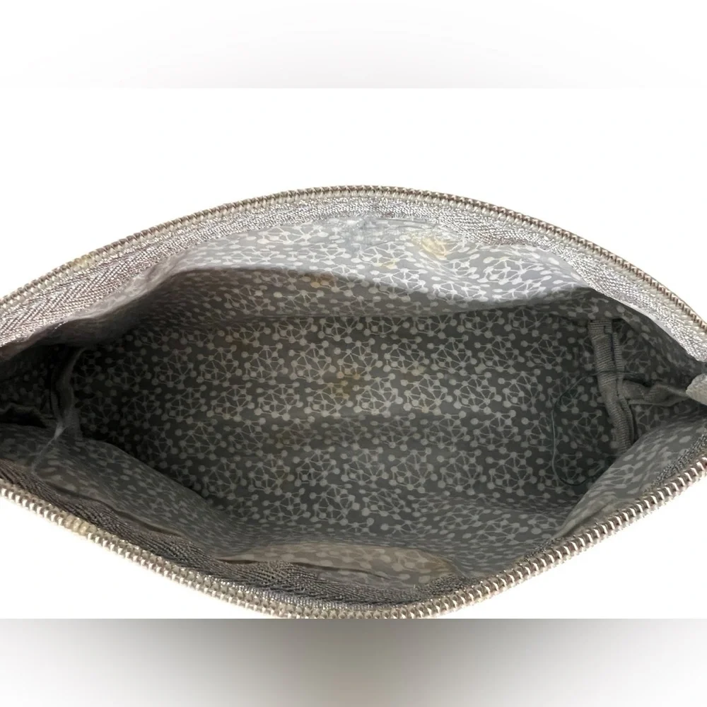 Onsen Metallic Blue Cosmetic Bag
